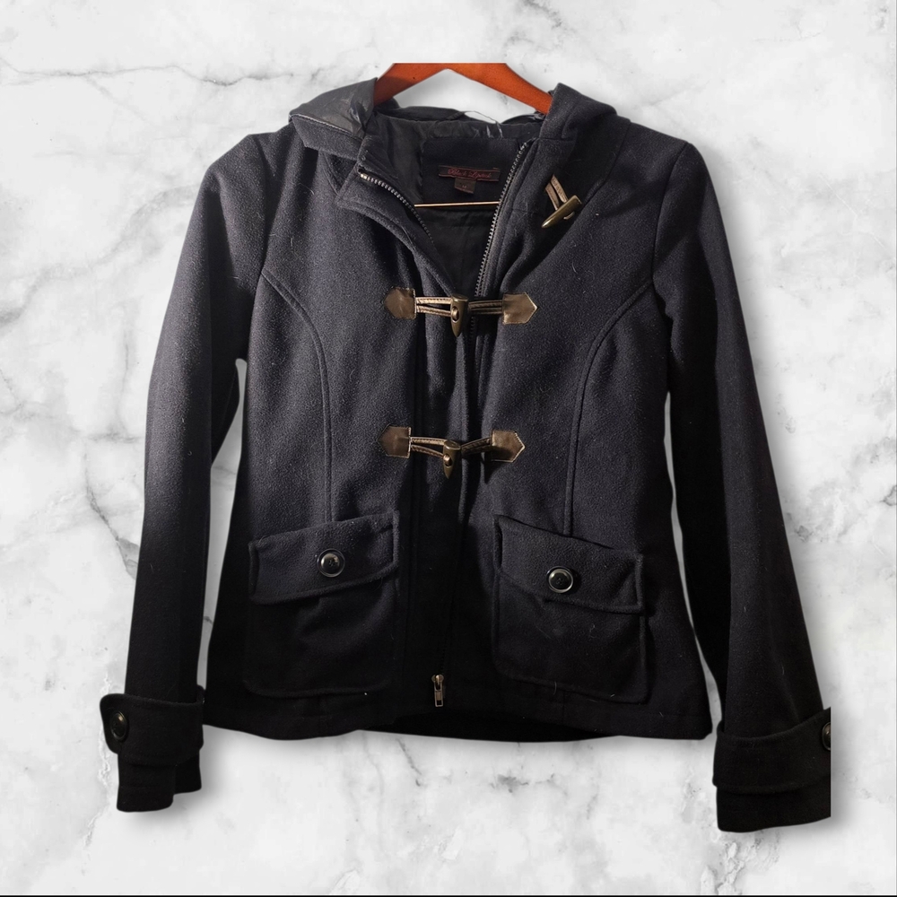 Women's Navy Toggle Peacoat